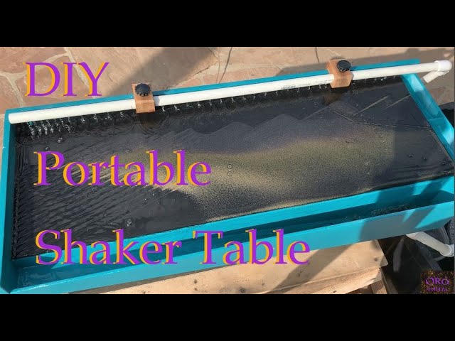 How to Build a DIY Gold Shaker Table for Optimal Gold Recovery