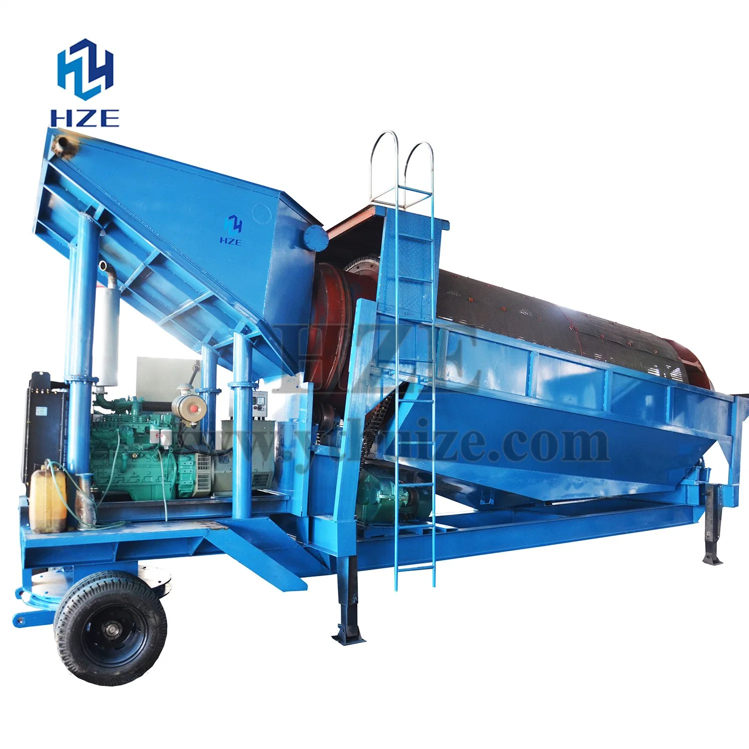 Portable Small Trommel Wash Plant for Alluvial Gold Recovery