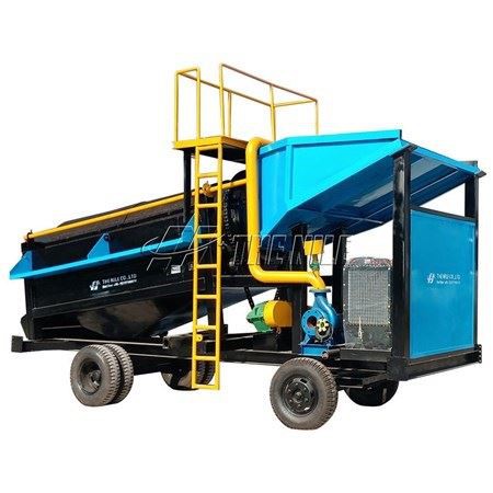 High-Performance Portable Trommel Gold Wash Plant for Alluvial Mining