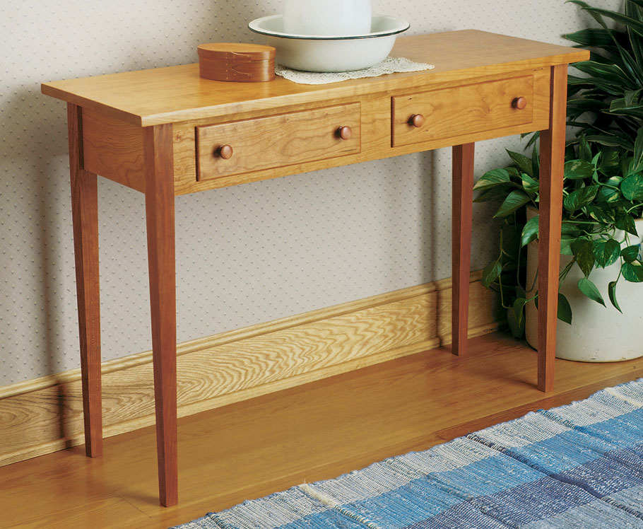 Timeless Elegance： Shaker Hall Table for Entryways and More