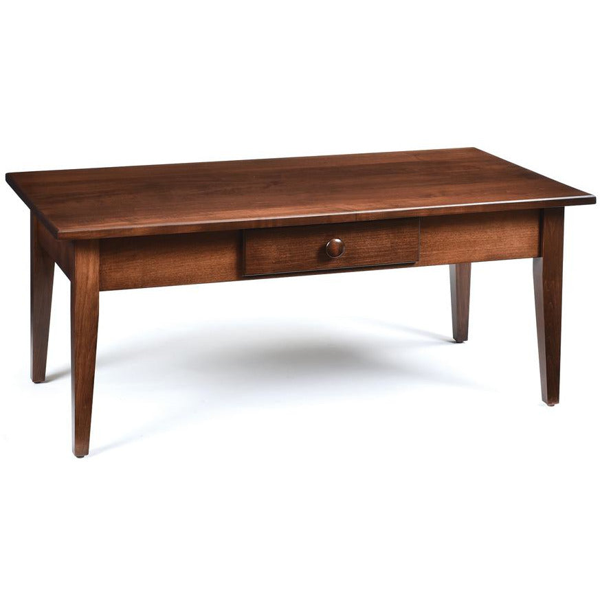 Amish Shaker Coffee Table： Handcrafted Quality & Timeless Design