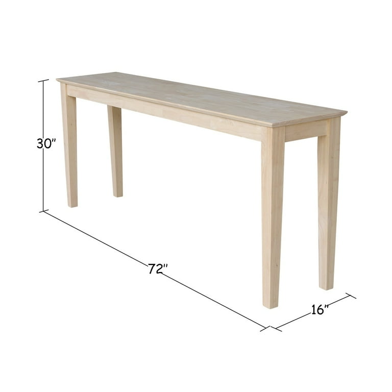 Upgrade Your Space with the Stylish Porch & Den Fairview 72-Inch Shaker Console Table