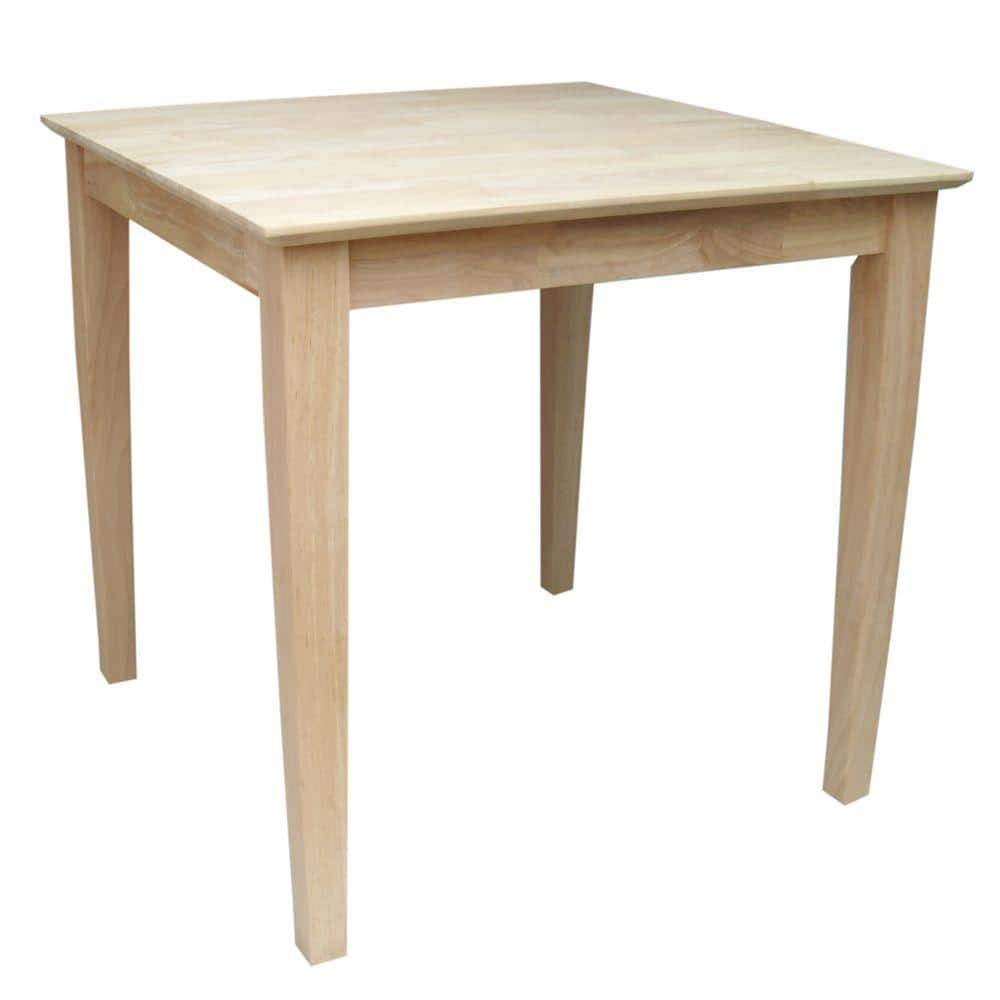 Handcrafted Unfinished Shaker Dining Table: Style Meets Functionality