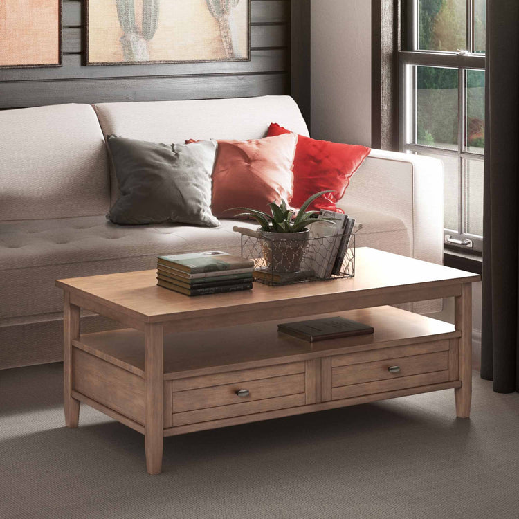 Enhance Your Home with a Rustic Warm Shaker Coffee Table