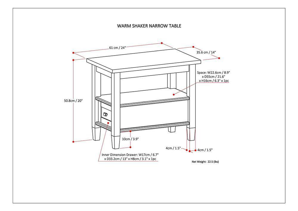 How to Choose the Right Shaker Side Table Dimensions for Your Home