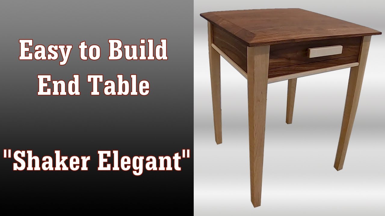 Free Shaker Style End Table Plans: Create Elegant, Classic Furniture