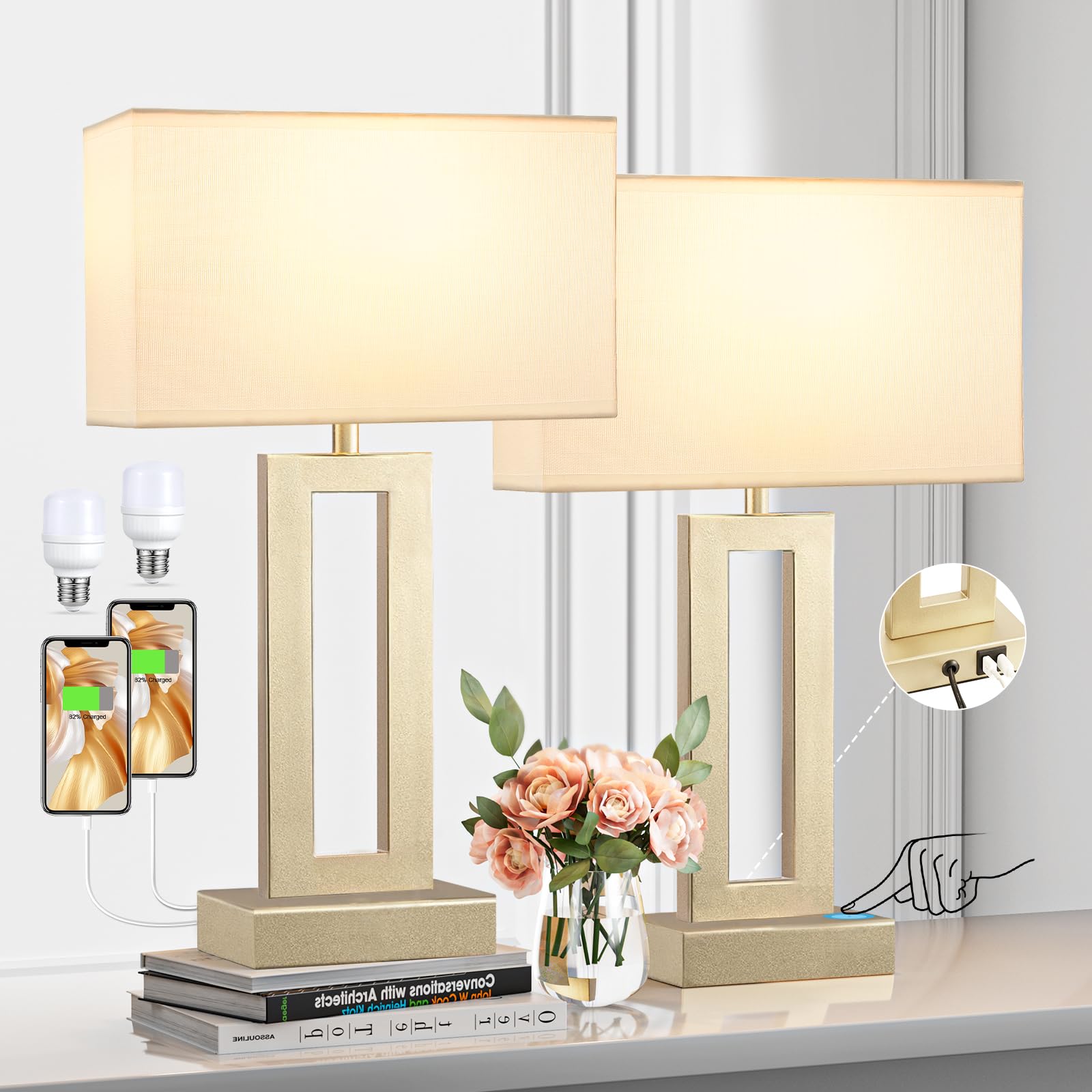 Modern Shaker Table Lamps: Perfect for Side Tables & Nightstands