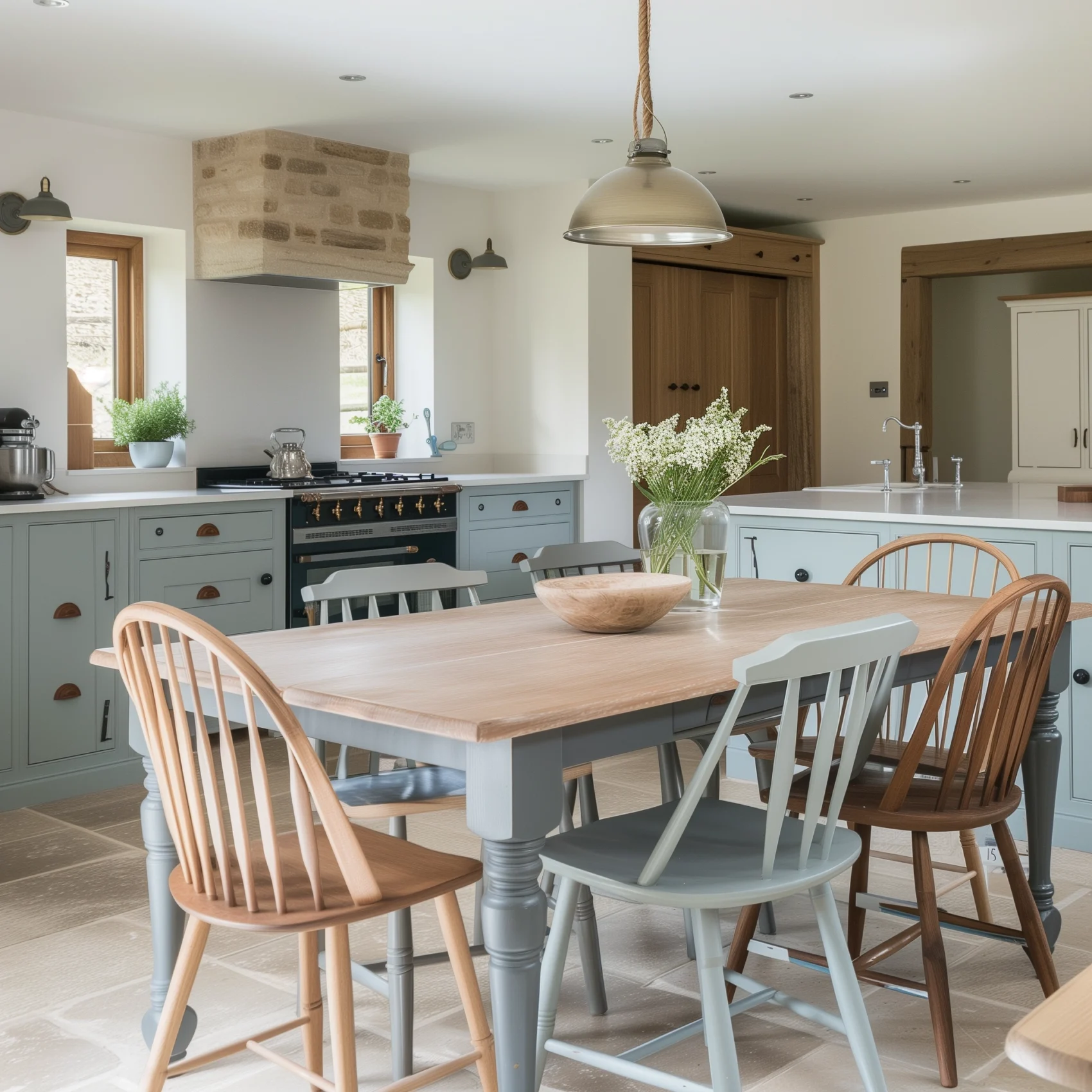 Timeless Shaker Style Dining Room Table and Chairs for a Classic Look