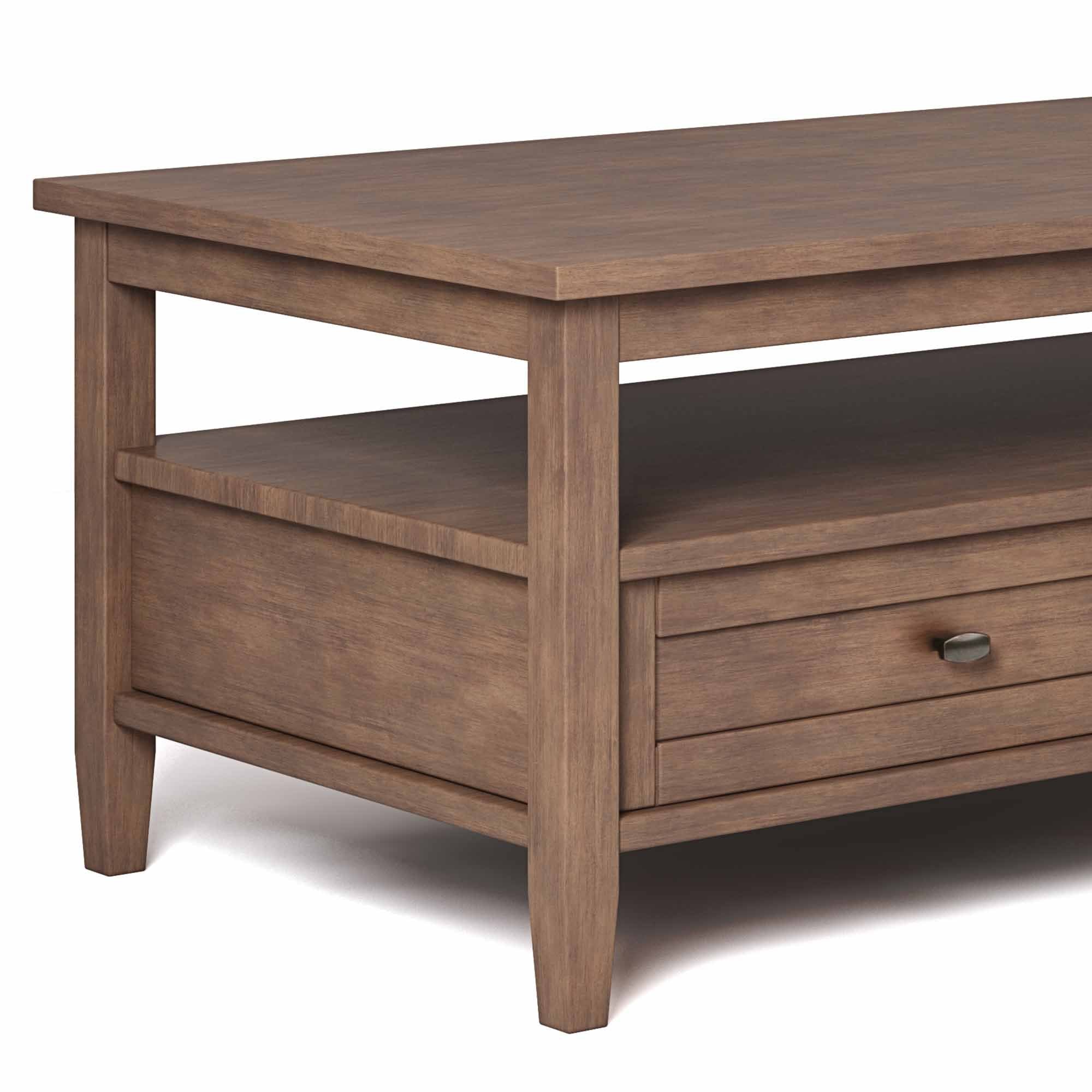 Enhance Your Home with a Rustic Warm Shaker Coffee Table