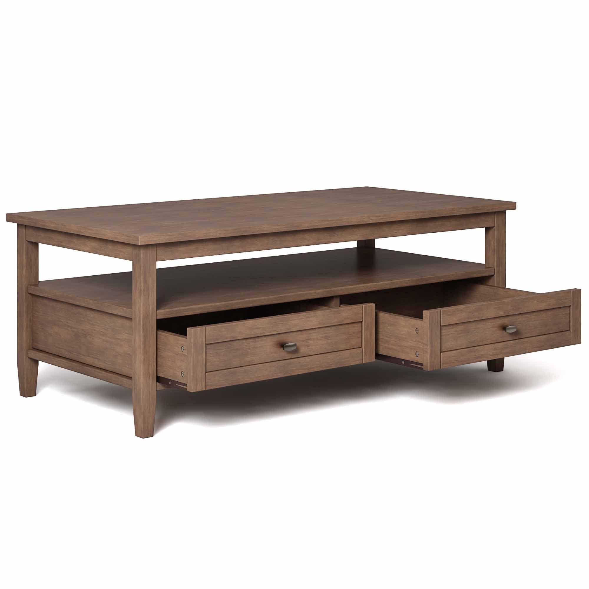 Enhance Your Home with a Rustic Warm Shaker Coffee Table