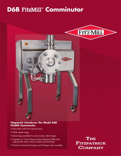 FitzMill Technology Explained: Advanced Comminuting for Consistent Particle Size