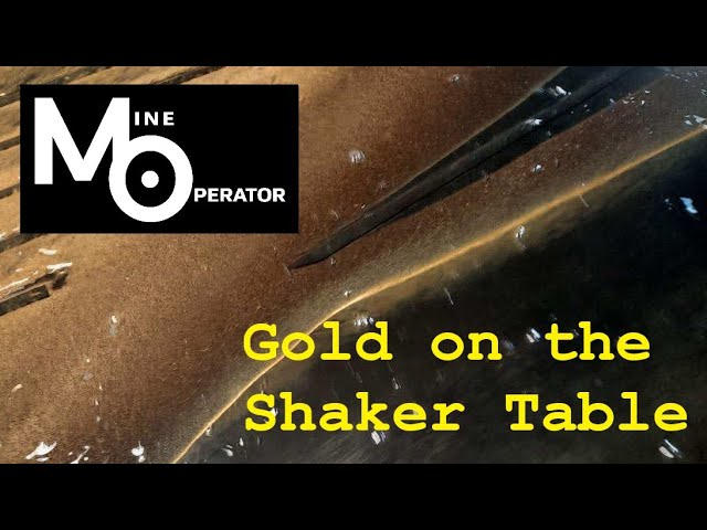 Watch Gold Shaker Table Video for Effective Gold Recovery Techniques