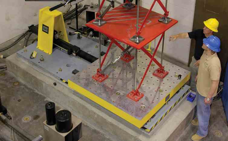 Advanced MTS Shake Table for Earthquake Simulation and Structural Testing