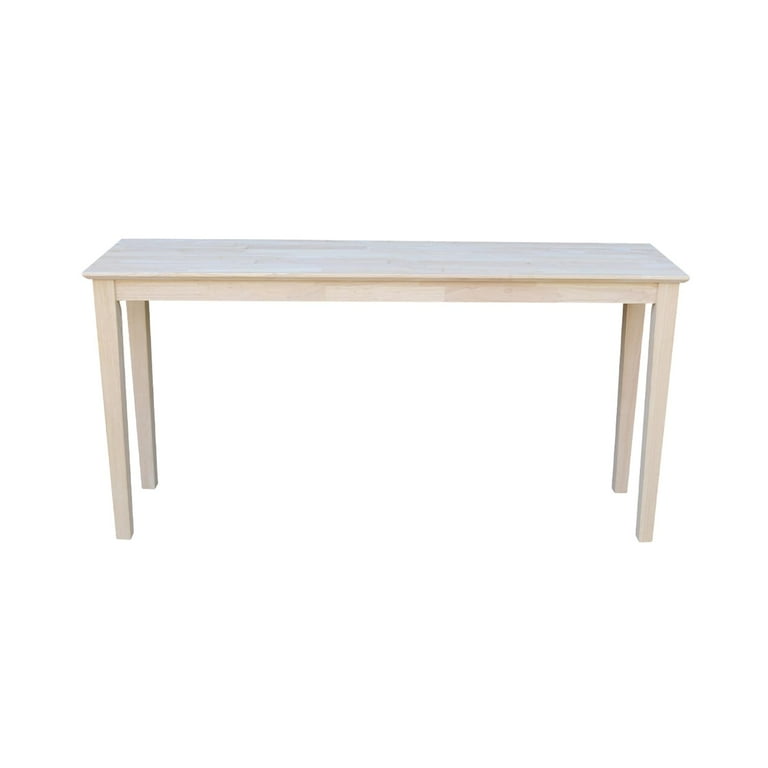 Enhance Your Space with an Unfinished Shaker Console Table Today