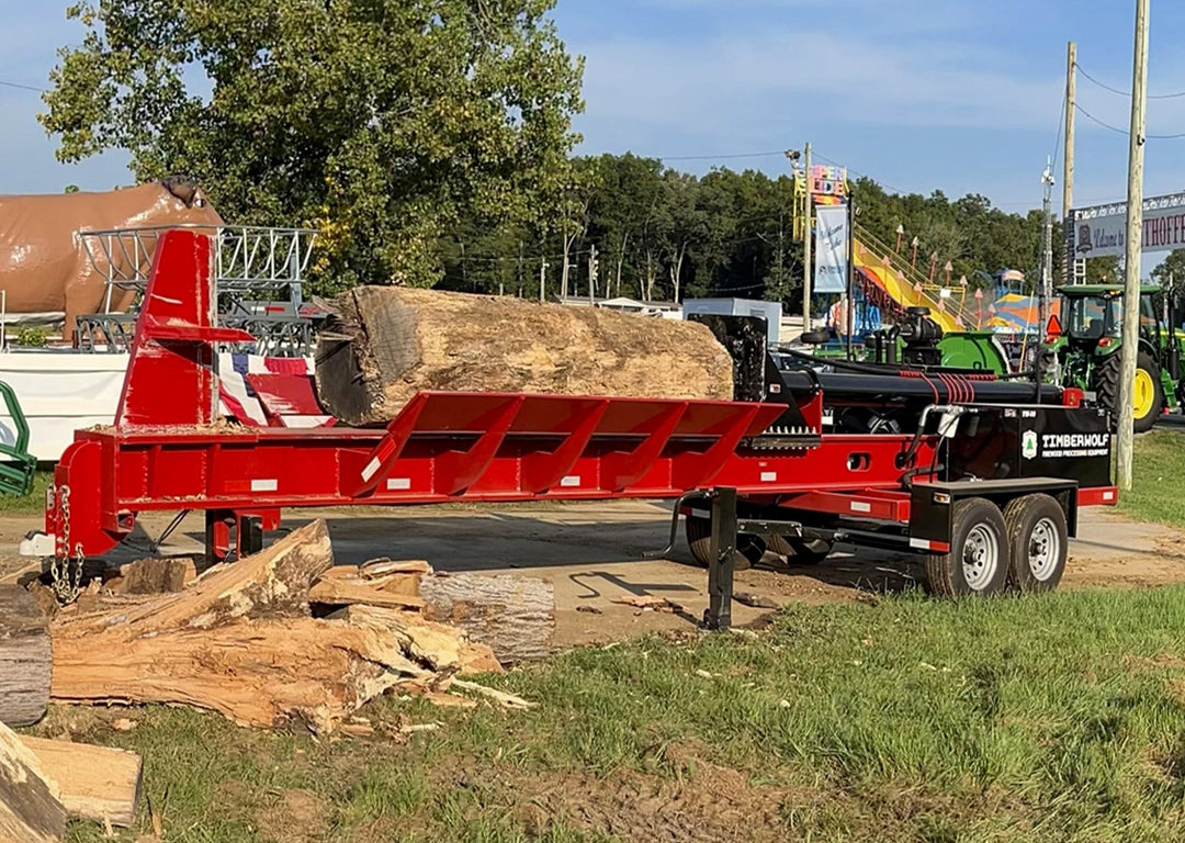 Powerful Log Milling Machine for Efficient Wood Processing