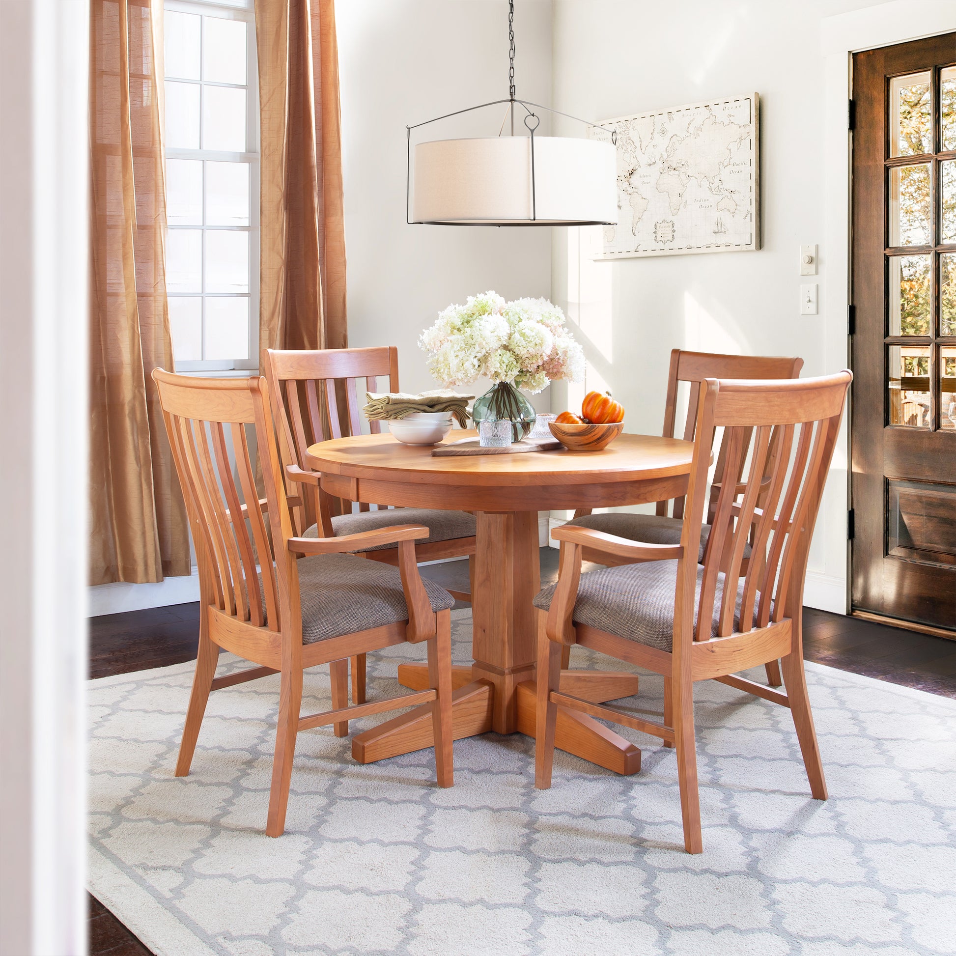 Enhance Your Space with a Beautifully Crafted Shaker Pedestal Table