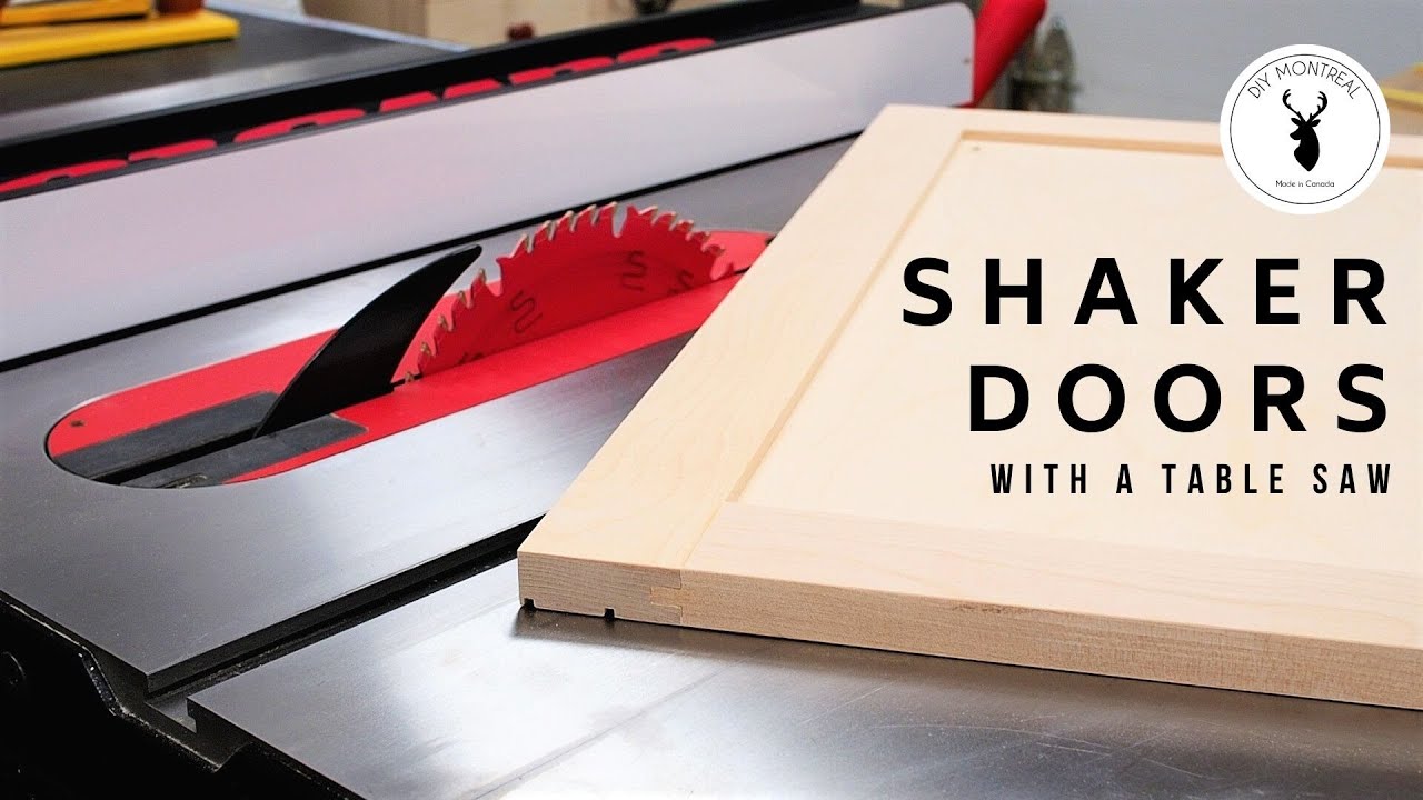 Crafting Shaker Cabinet Doors on a Table Saw: Tips and Tricks