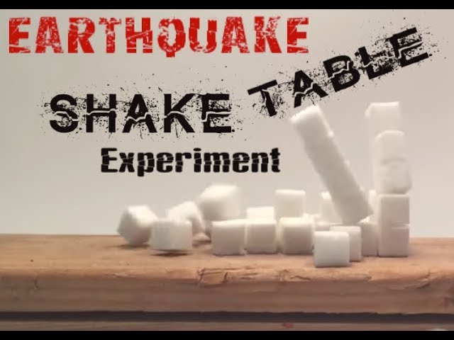 Earthquake Shake Table Lab Experiments： Enhancing Structural Resilience and Safety