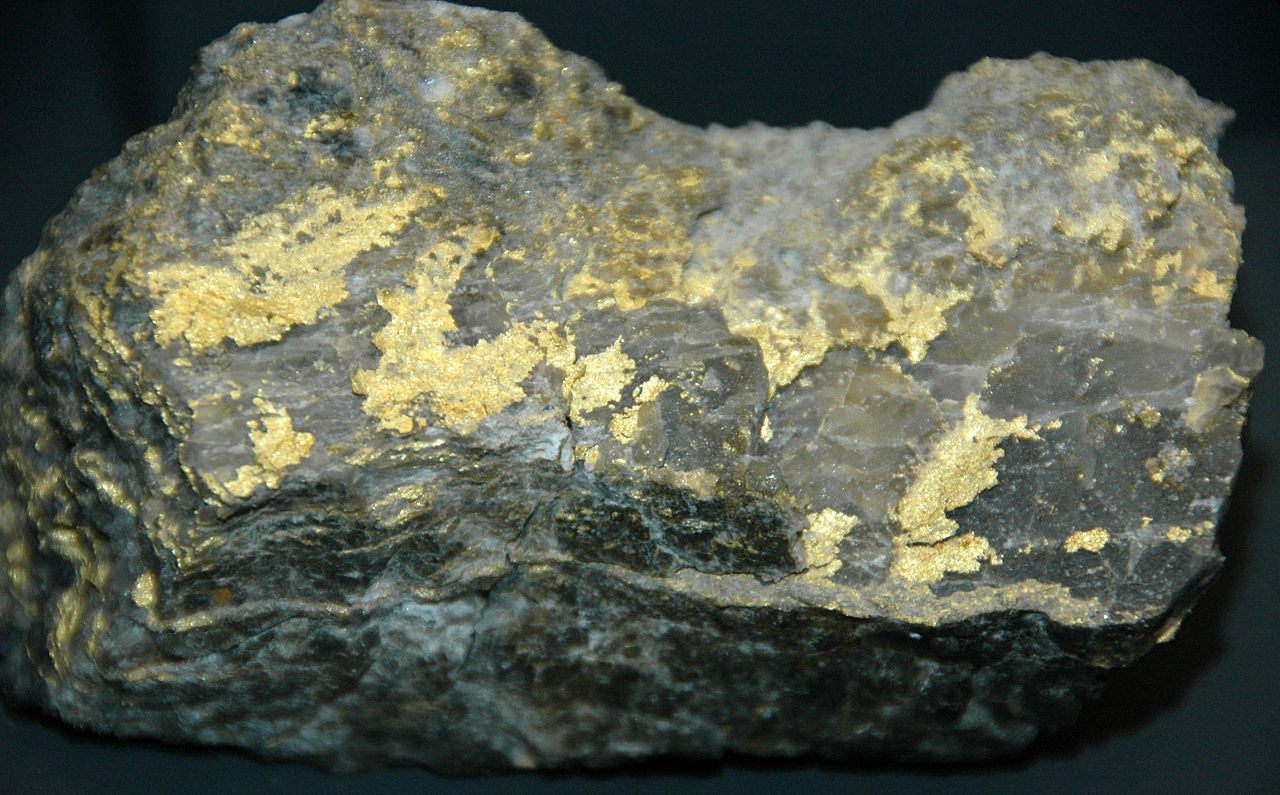 High-Quality Gold Ore Photos： Recognize Gold Veins and Flecks in Natural Rock