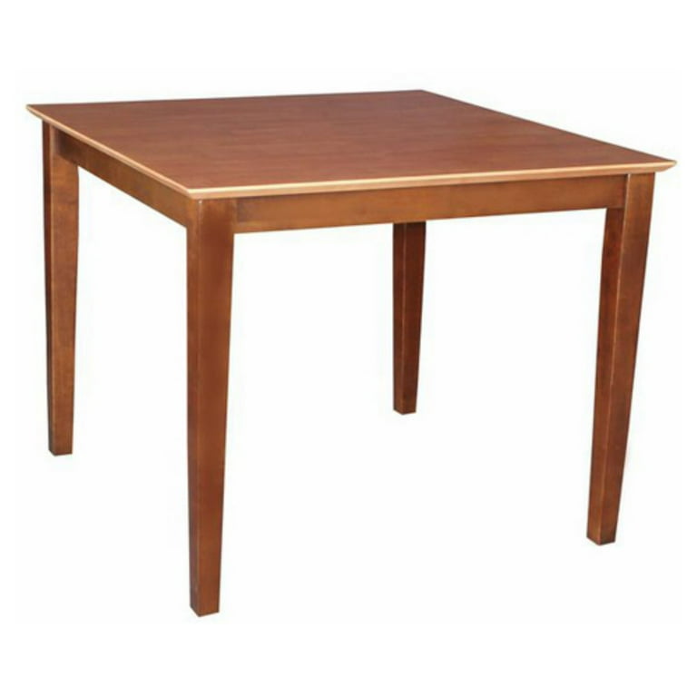 Solid Wood Top Table with Shaker Legs – Quality Craftsmanship for Your Home